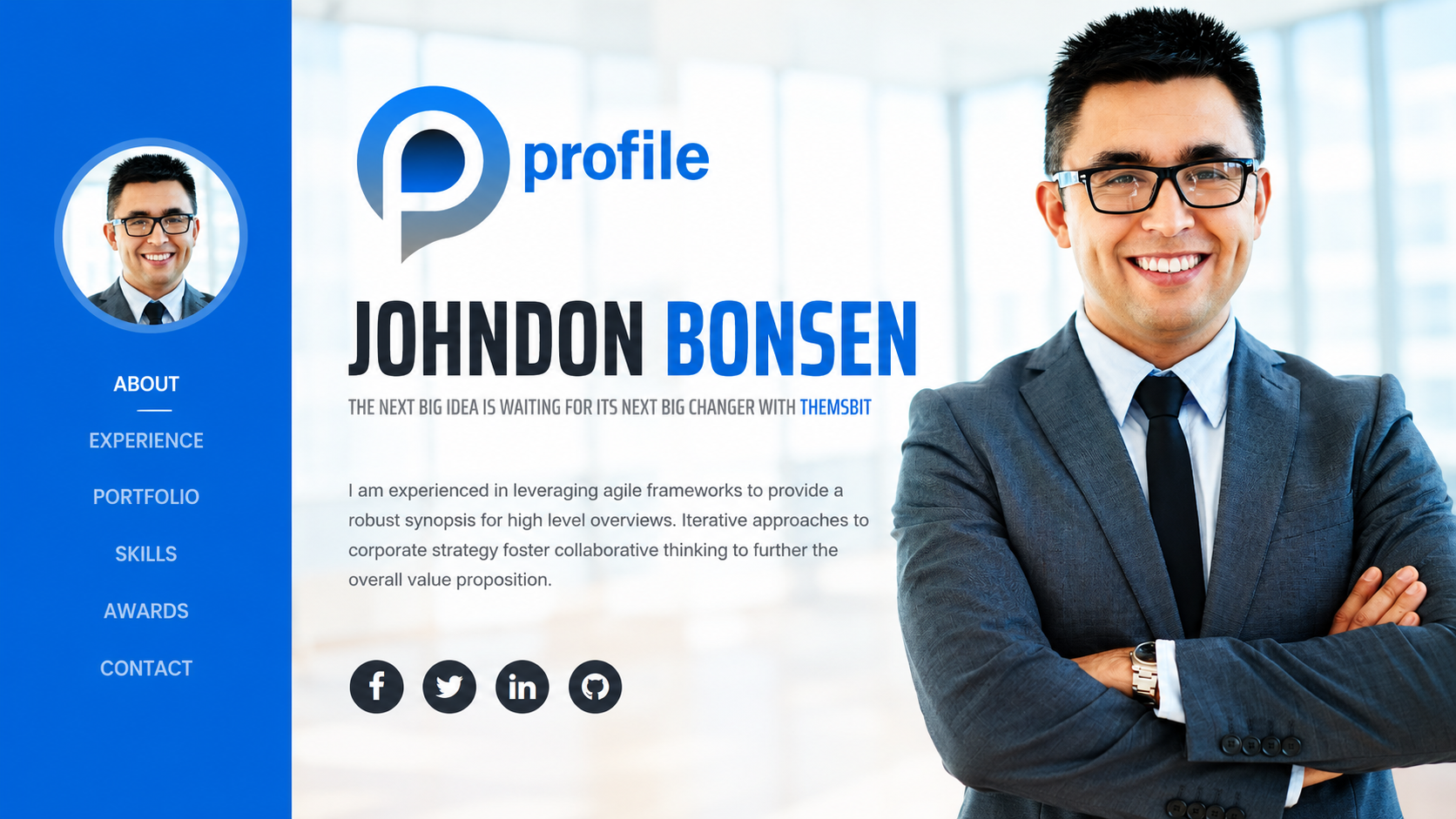 Profile - Personal CV & Resume Template