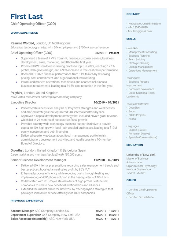ATS Resume Template