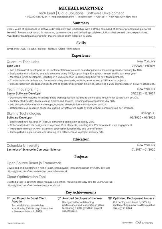 Creative Resume Template